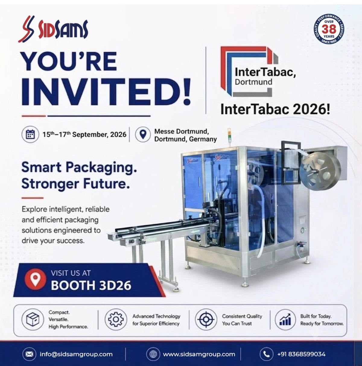SidSam Group at InterTabac 2026, Dortmund