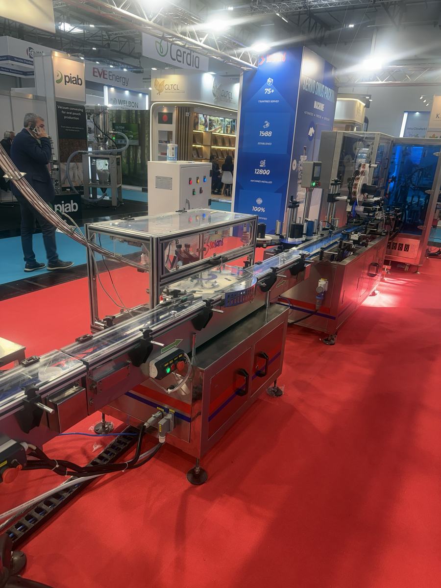 SidSam ultrasonic sealing machine at InterTabac 2026