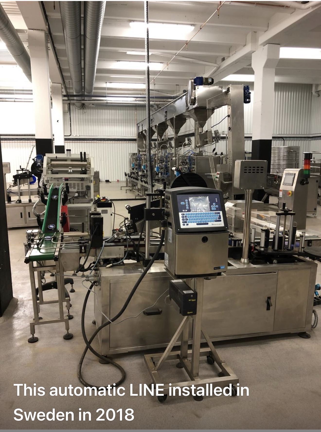 SidSam automatic packing line installed in Sweden